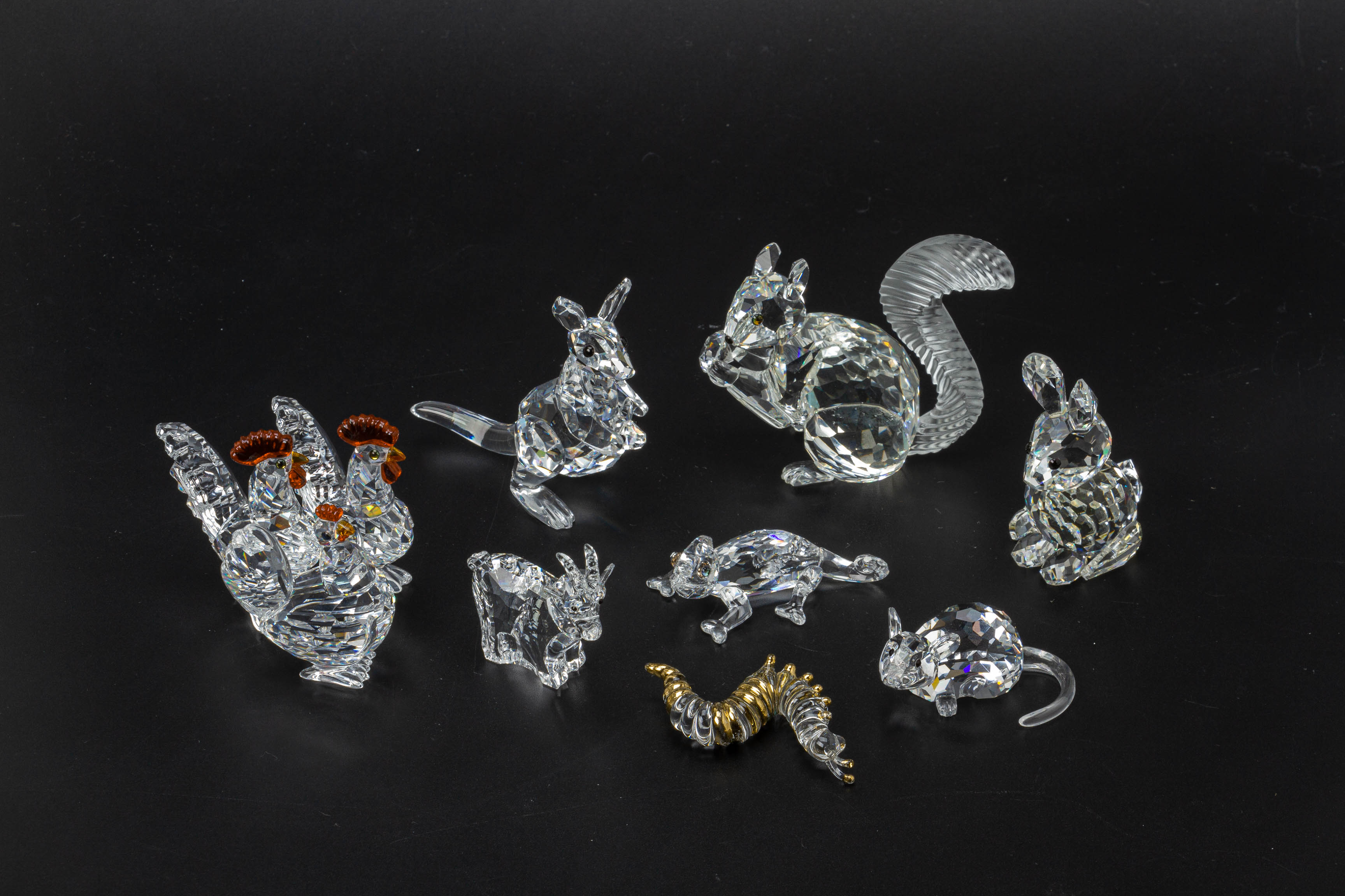 A COLLECTION OF SWAROVSKI MINIATURE ANIMALS AND INSECTS - Image 2 of 3