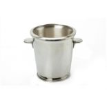 AN ITALIAN SILVER PLATED WINE COOLER BY BROGGI, MILAN