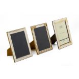 THREE SILVER PHOTO FRAMES BY CARRS