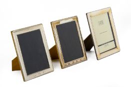 THREE SILVER PHOTO FRAMES BY CARRS