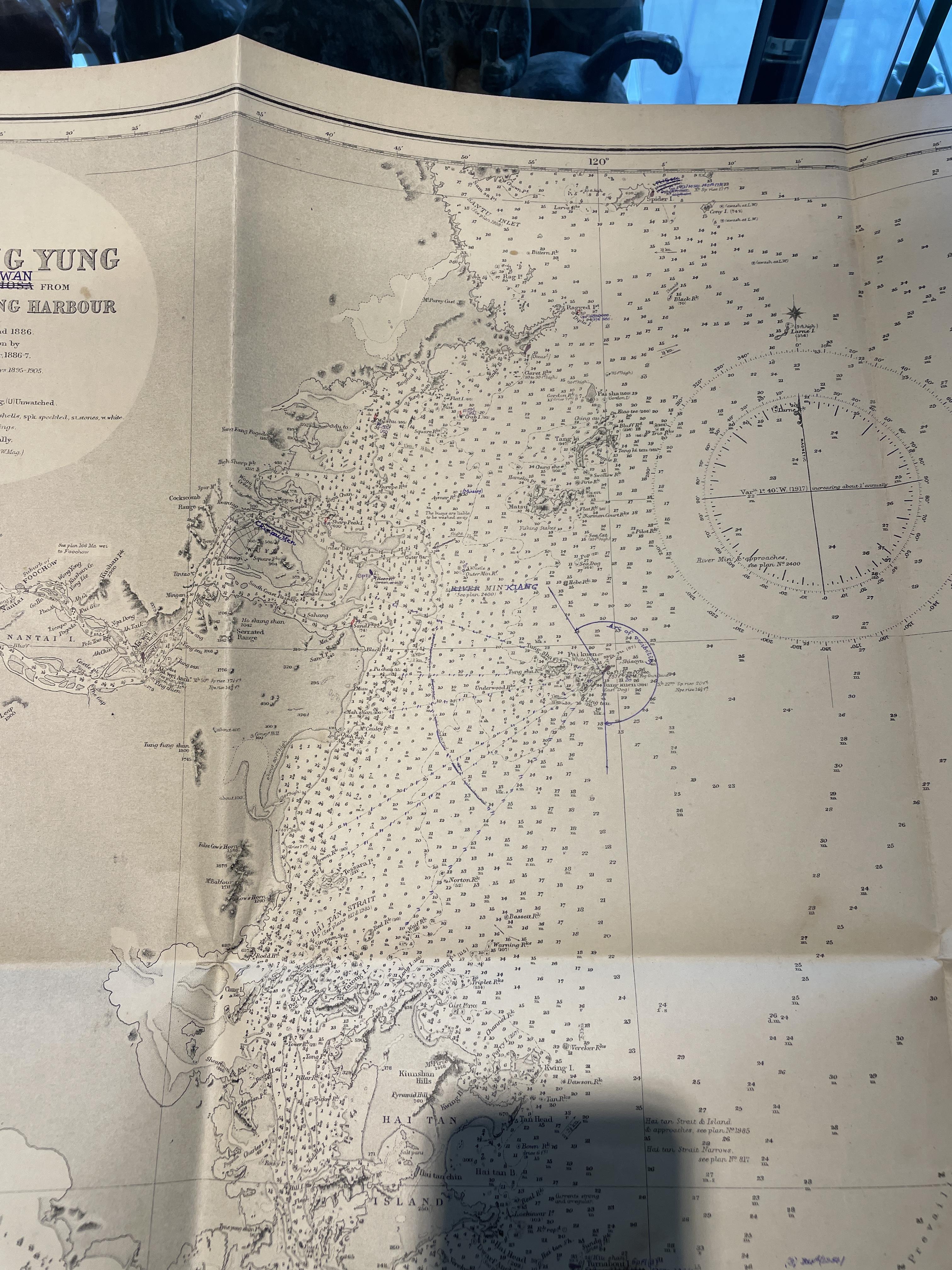 A LARGE GROUP OF NAUTICAL CHARTS - Image 6 of 8