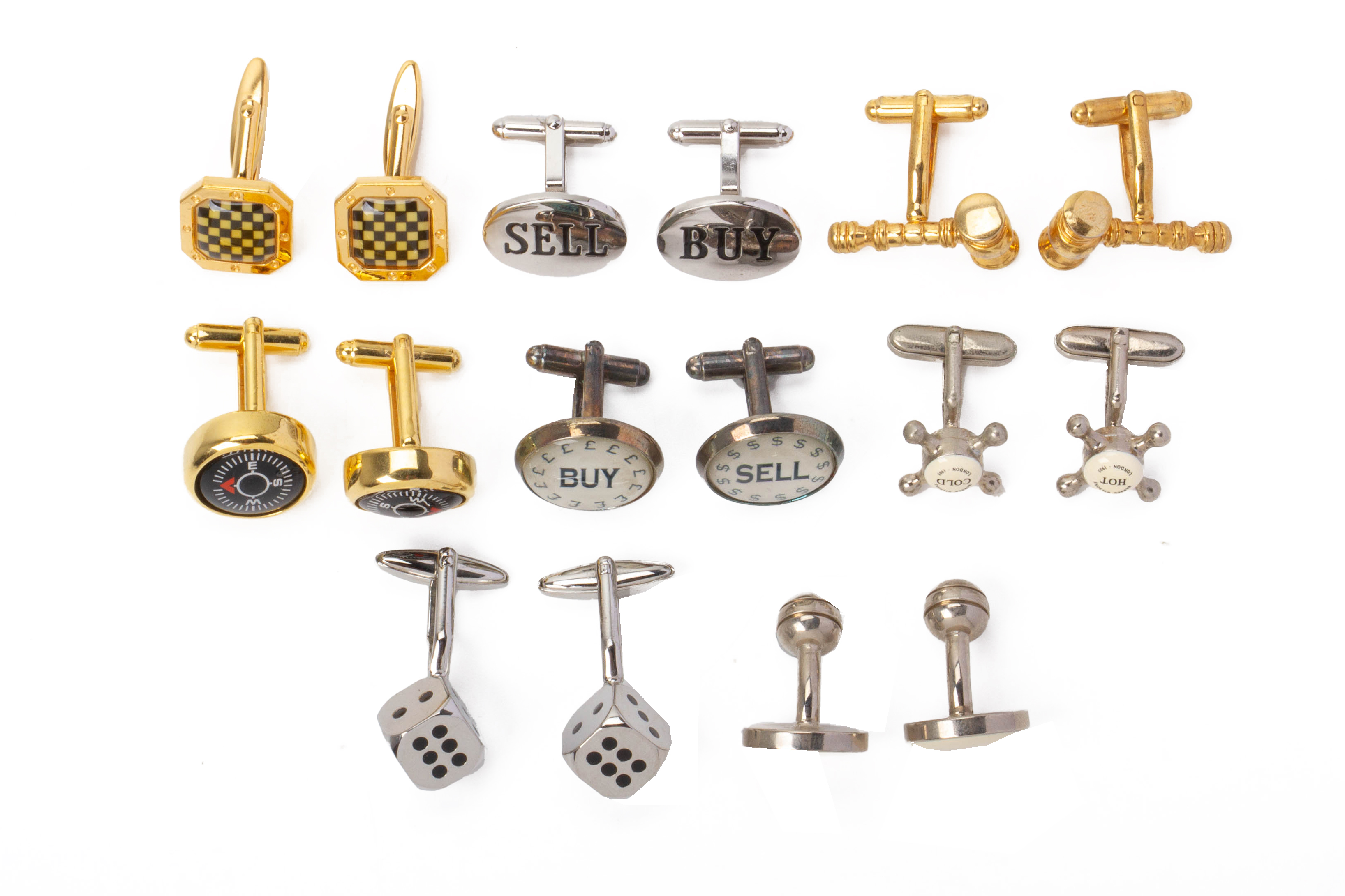 EIGHT PAIRS OF NOVELTY CUFFLINKS - Image 2 of 2