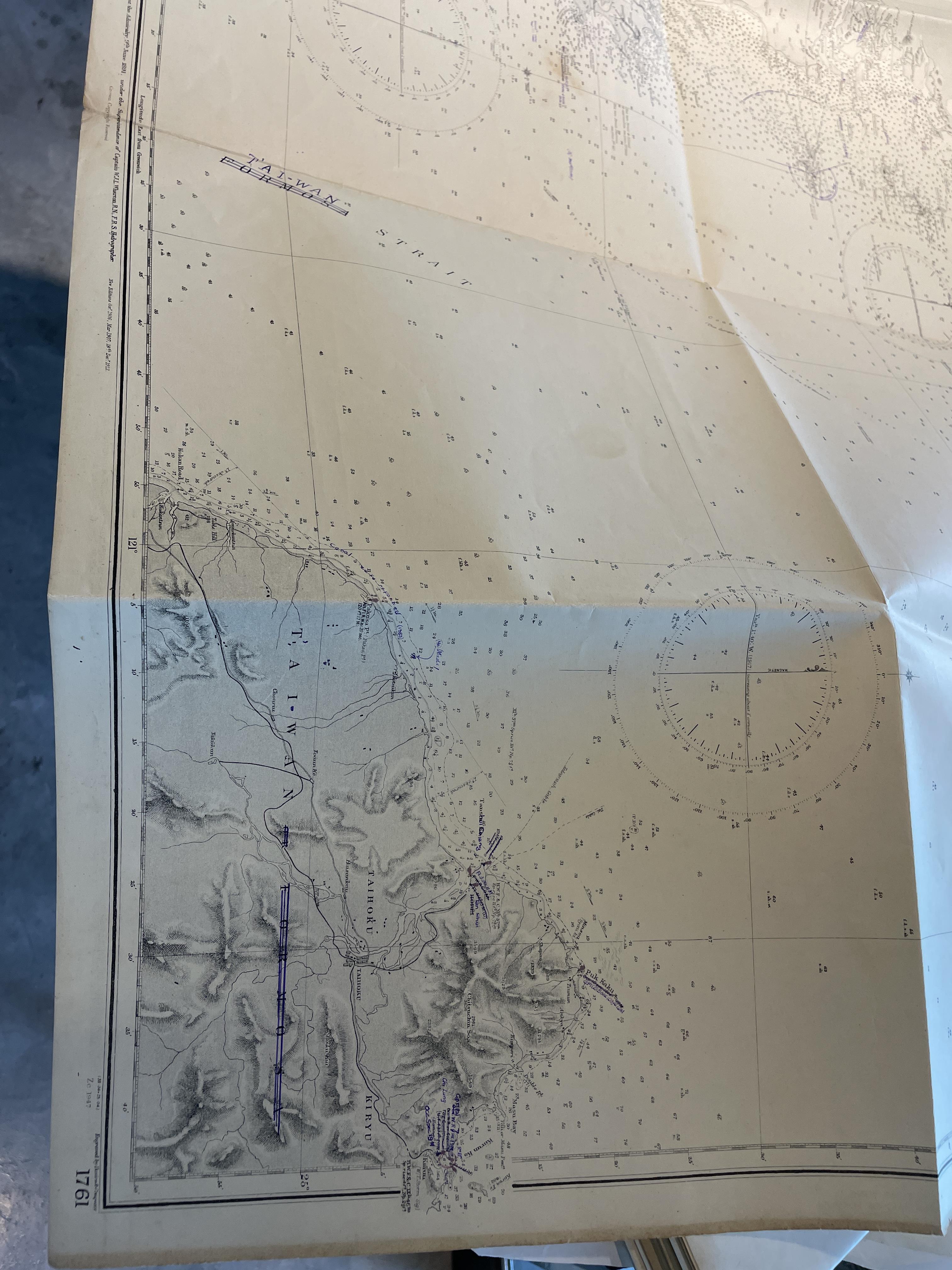 A LARGE GROUP OF NAUTICAL CHARTS - Image 5 of 8