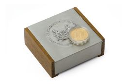 A SINGAPORE 10TH ANNIVERSARY 1975 $100 GOLD PROOF COIN