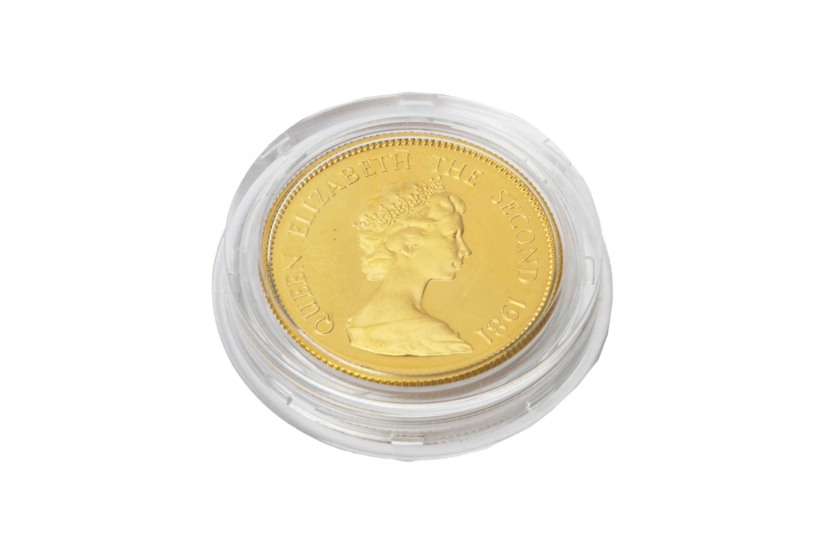 A HONG KONG $1000 GOLD PROOF NEW YEAR COIN, 1981 COCKEREL - Image 2 of 2