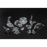 A COLLECTION OF SWAROVSKI SEA LIFE ITEMS