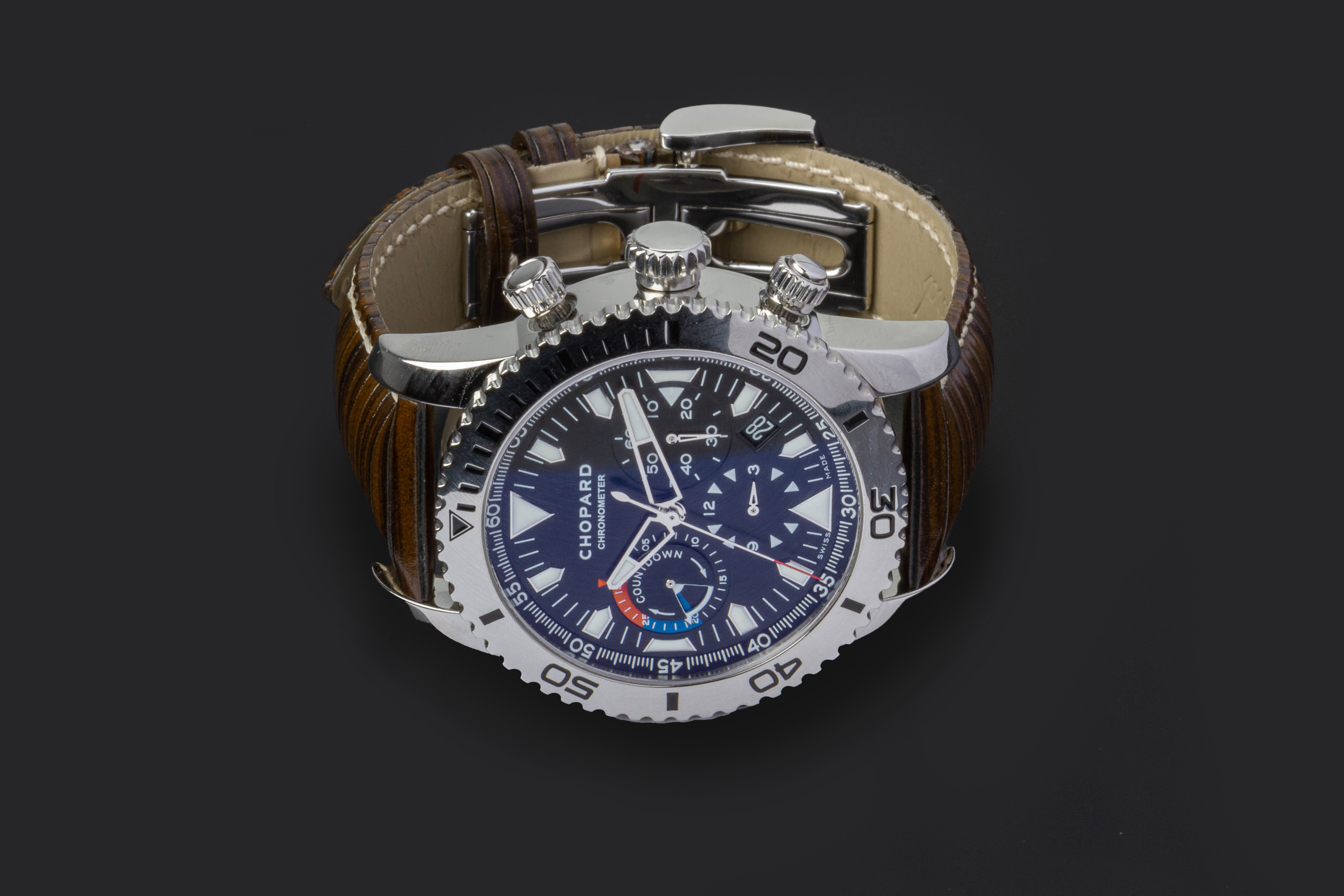 A CHOPARD CLASSIC YACHTING CHRONOGRAPH WRISTWATCH - Image 3 of 3