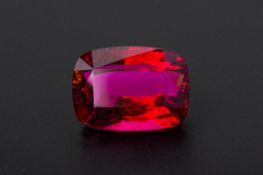 A LOOSE 7.16 CARAT RUBELLITE TOURMALINE