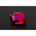 A LOOSE 7.16 CARAT RUBELLITE TOURMALINE