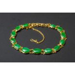 A TYPE A JADEITE BRACELET