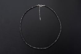 A BLACK DIAMOND NECKLACE