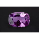 A LOOSE 1.81 CARAT PINK SAPPHIRE