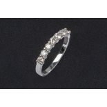 A DIAMOND HALF ETERNITY RING