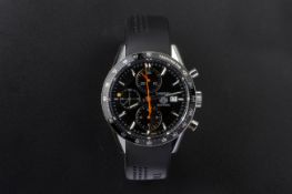 A TAG HEUER CARRERA AUTOMATIC CHRONOGRAPH WRISTWATCH