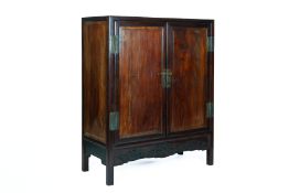 A CHINESE HARDWOOD CABINET