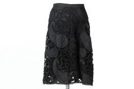 A SEE BY CHLOE BLACK LACE SKIRT
