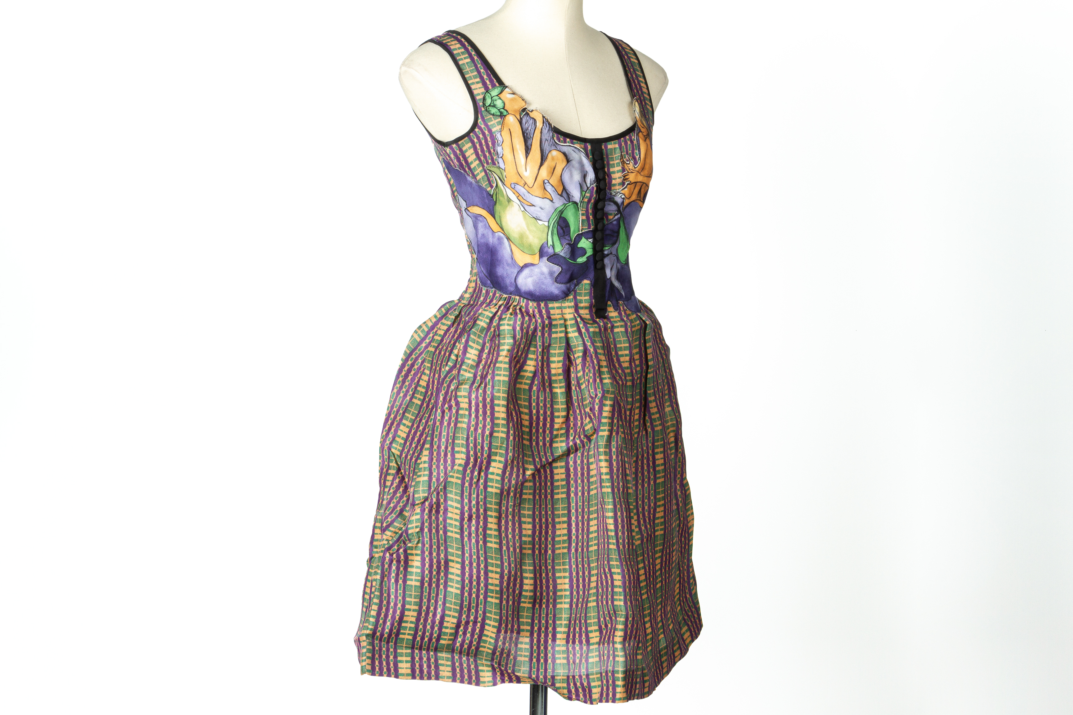 A PRADA DRESS FROM THE 'TREMBLED BLOSSOMS' 2008 COLLECTION - Image 2 of 3