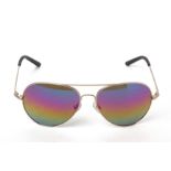 A PAIR OF MATTHEW WILLIAMSON AVIATOR SUNGLASSES