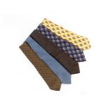 A GROUP OF HERMES SILK TIES