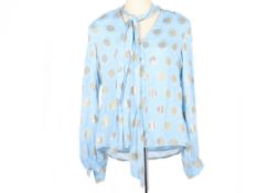 A SOMERSET BY ALICE TEMPERLEY BLUE BLOUSE