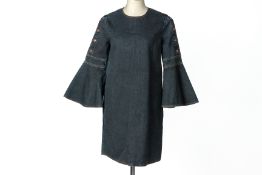 A SEE BY CHLOE BELL SLEEVE DENIM DRESS