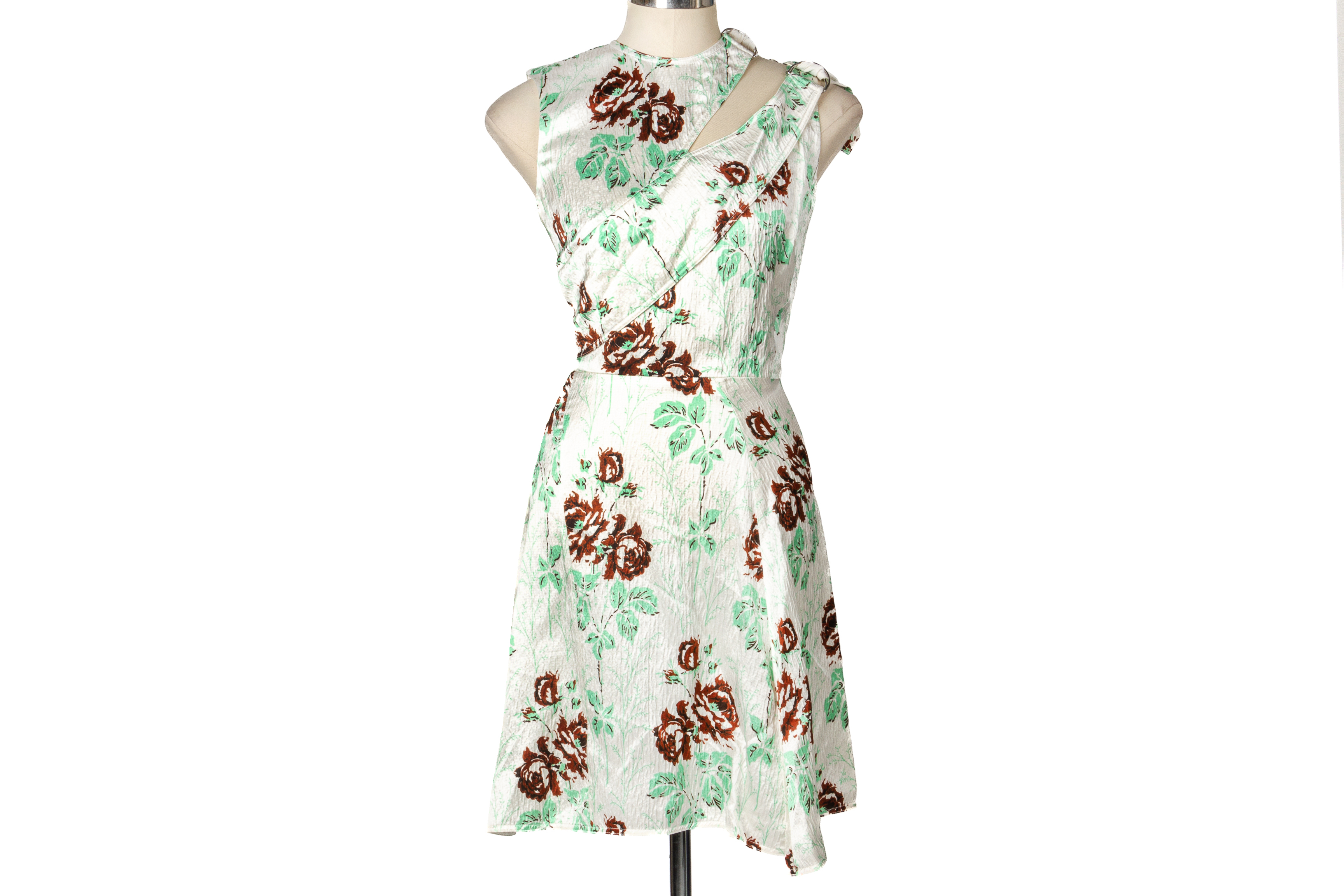 A VICTORIA BECKHAM PEONIES AND VINES DRESS