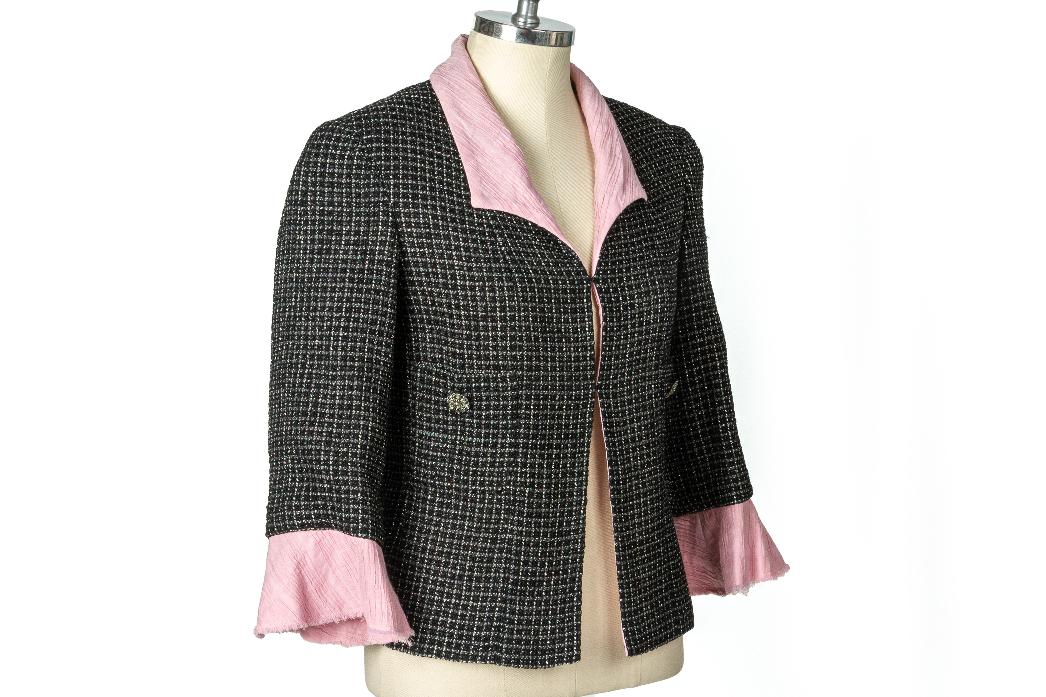 A CHANEL TWEED SUIT JACKET