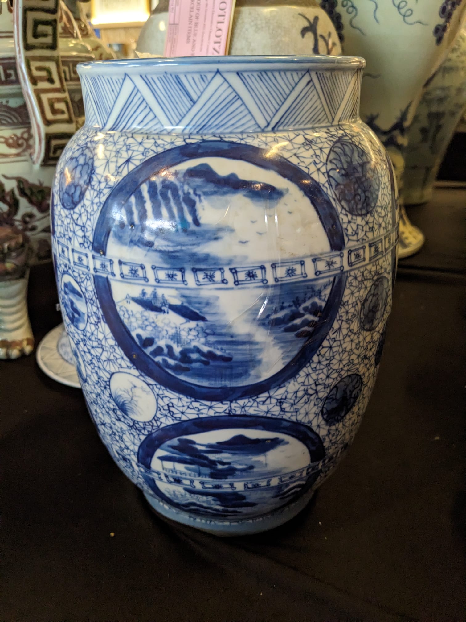 GROUP OF BLUE AND WHITE PORCELAIN ITEMS - Image 18 of 28