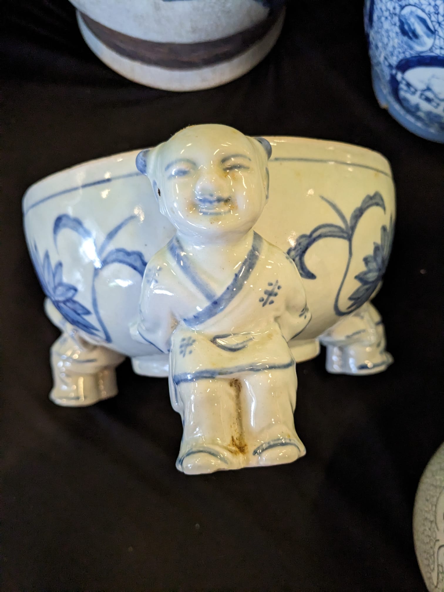 GROUP OF BLUE AND WHITE PORCELAIN ITEMS - Image 4 of 28