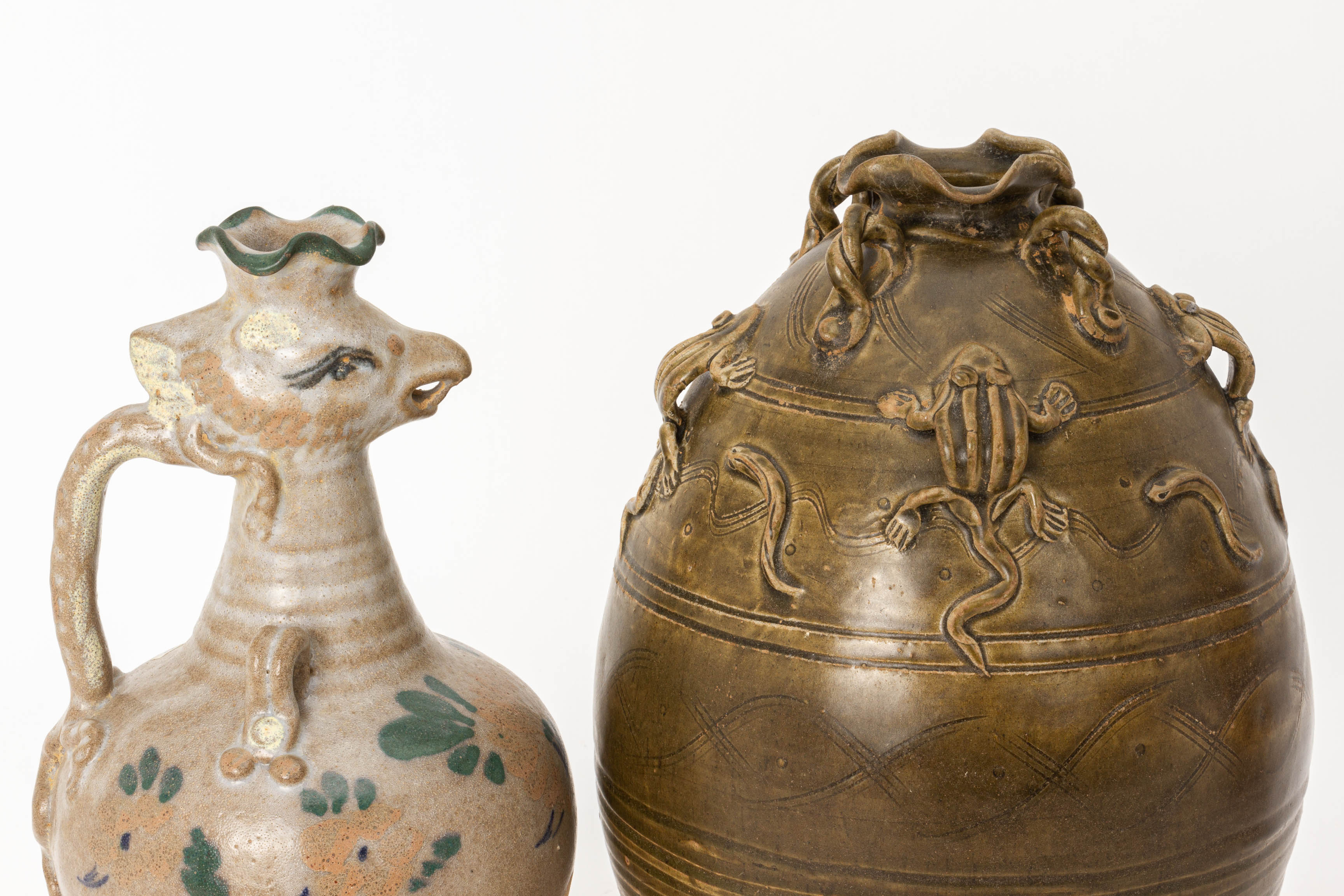 THREE CHINESE POTTERY VESSELS - Image 2 of 3