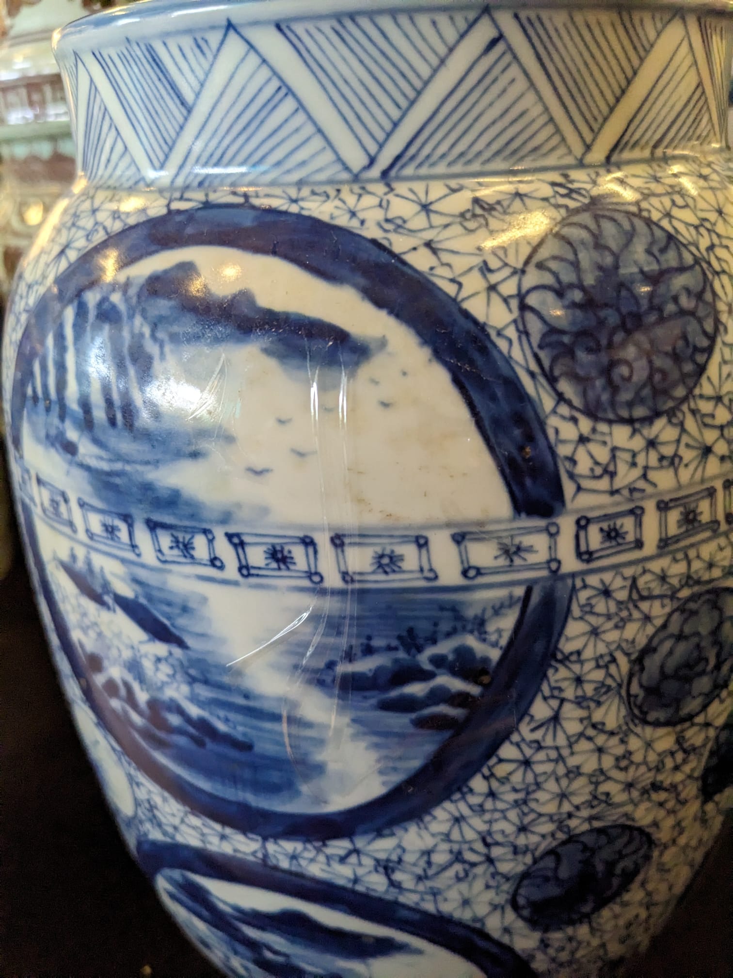 GROUP OF BLUE AND WHITE PORCELAIN ITEMS - Image 22 of 28