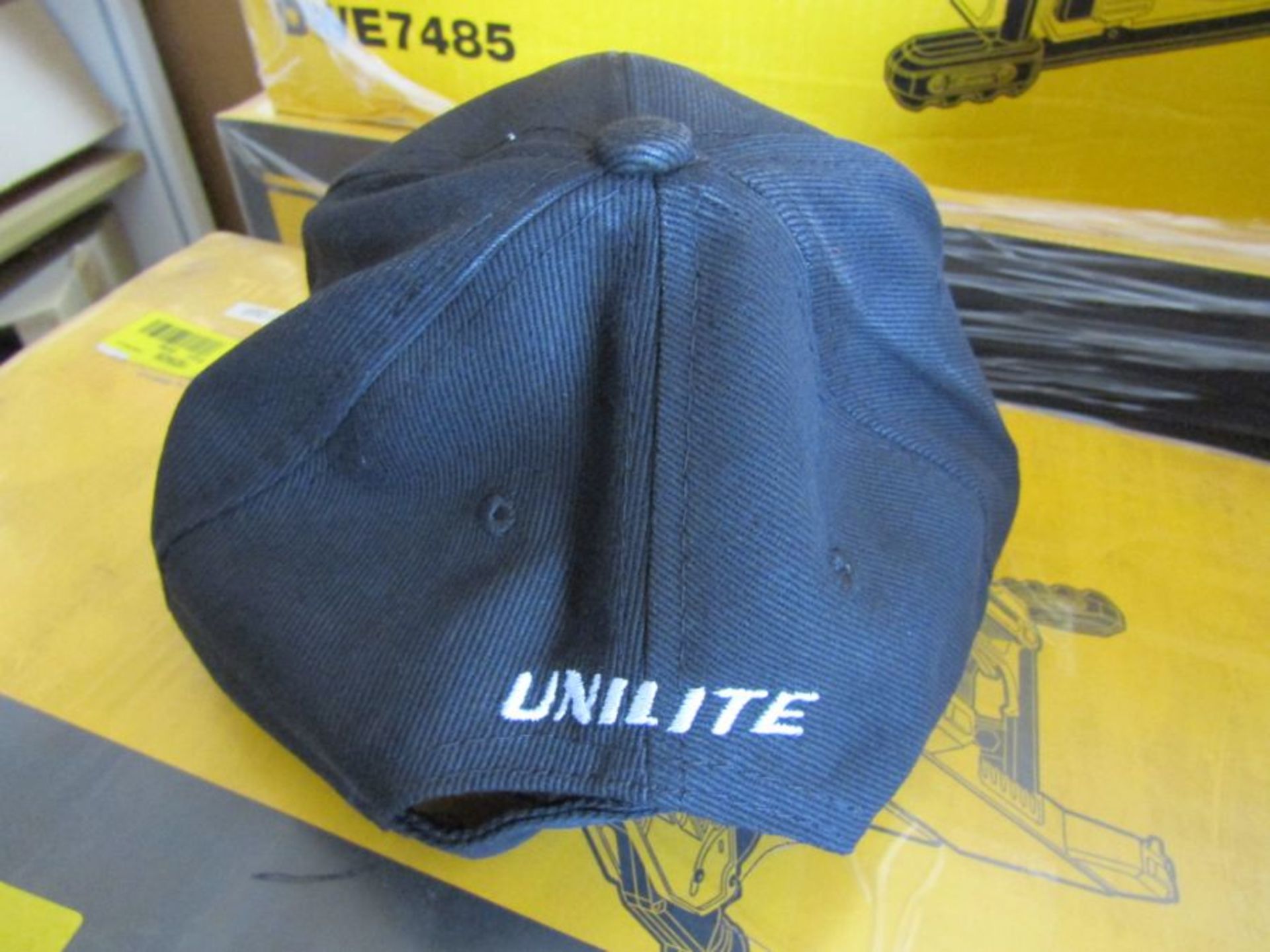 Over 130 Black Baseball Caps with logo as shown - Image 2 of 2