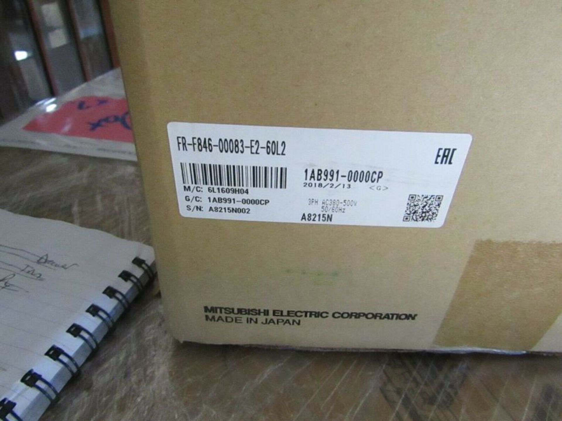Mitsubishi F846 IP55 3.7kW 400V 3ph AC Inverter Drive, STO, C2 EMC 585 1809456 - Image 3 of 4