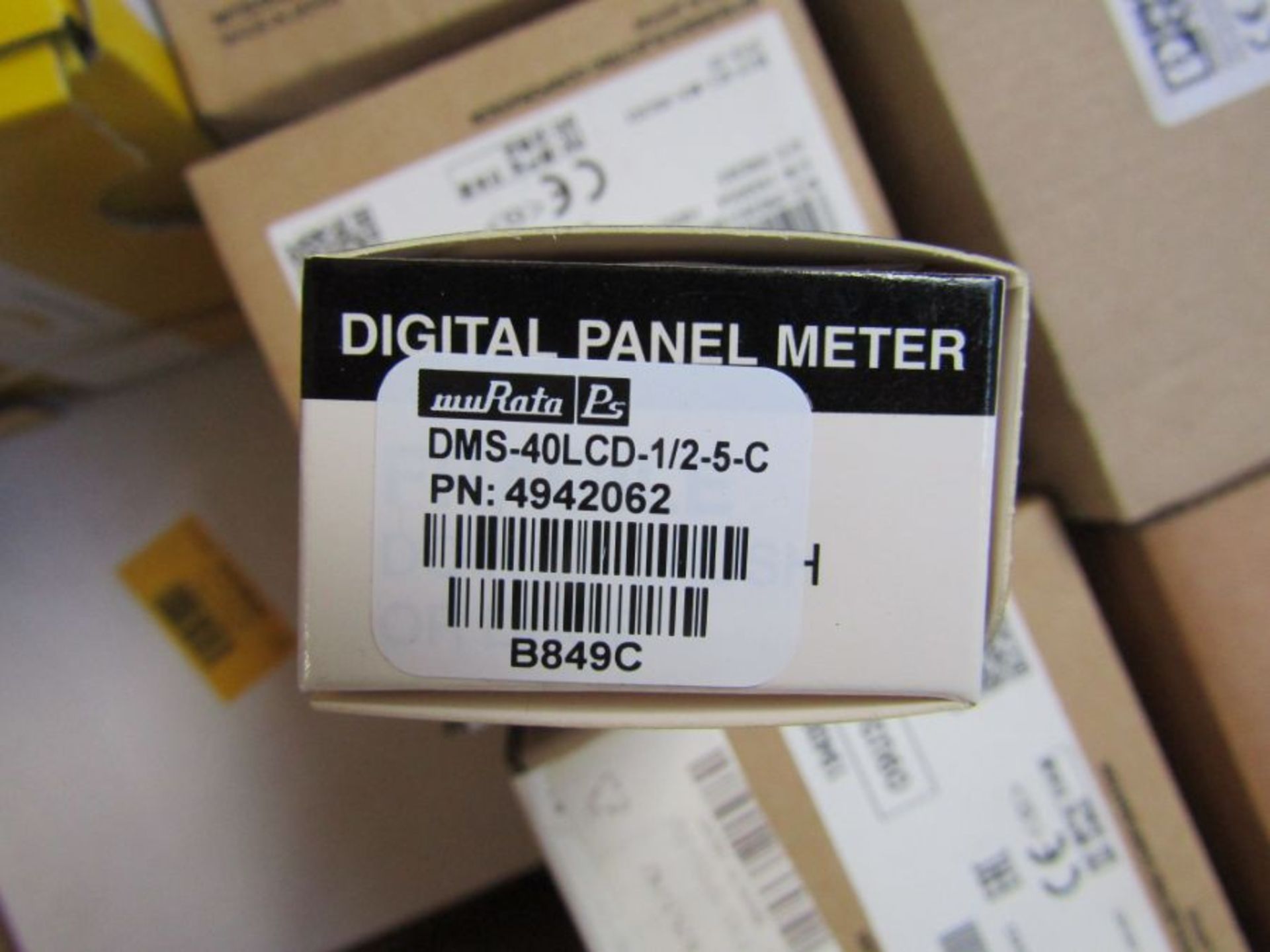 6 x Murata Power Digital Panel Voltmeter DC LCD Display 4.5 Digits A3 3001764143 - Image 3 of 3