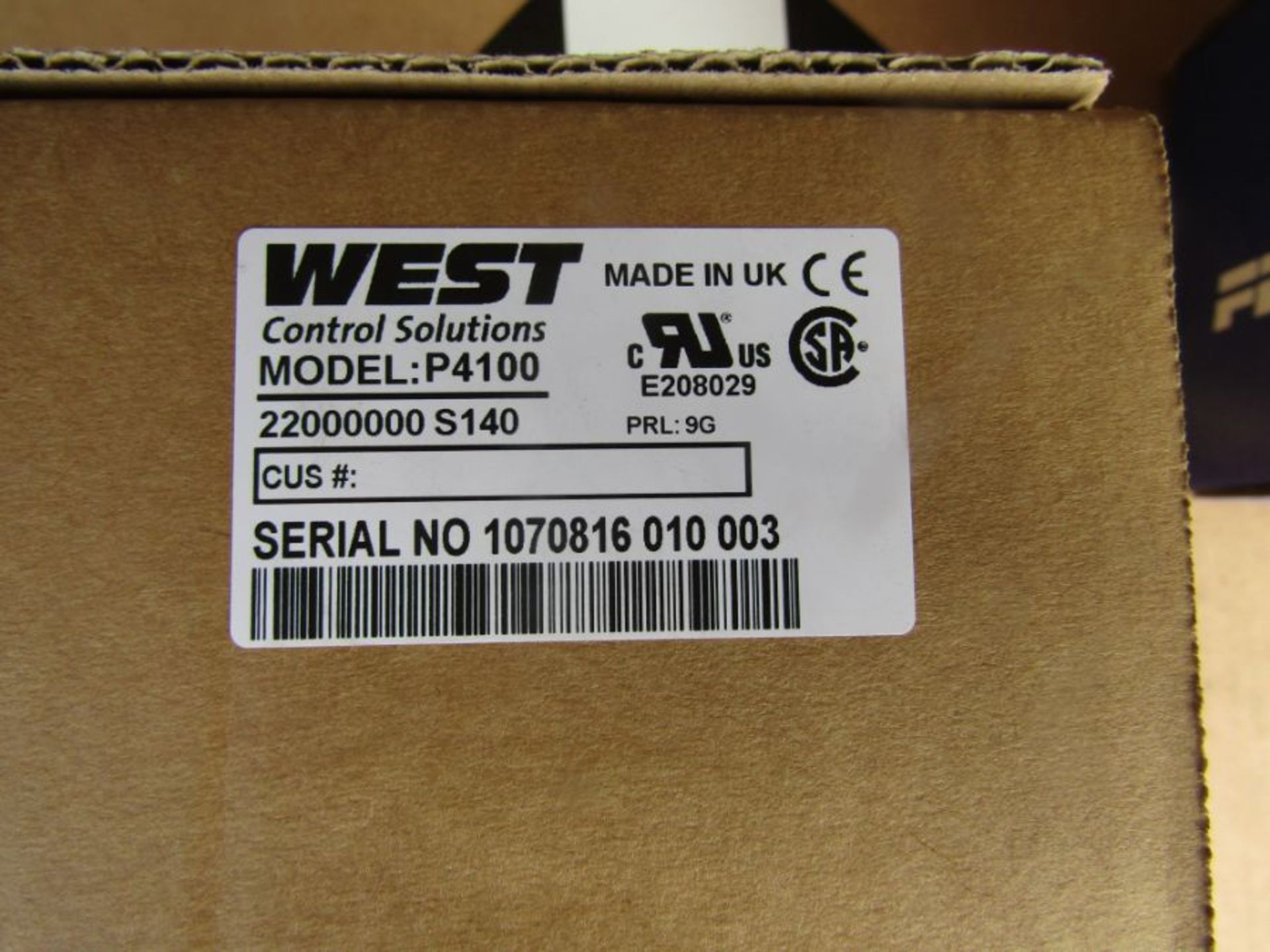 West Instruments P4100 PID Temperature Controller P4100-2200-0000 TM 6233880 - Image 2 of 3