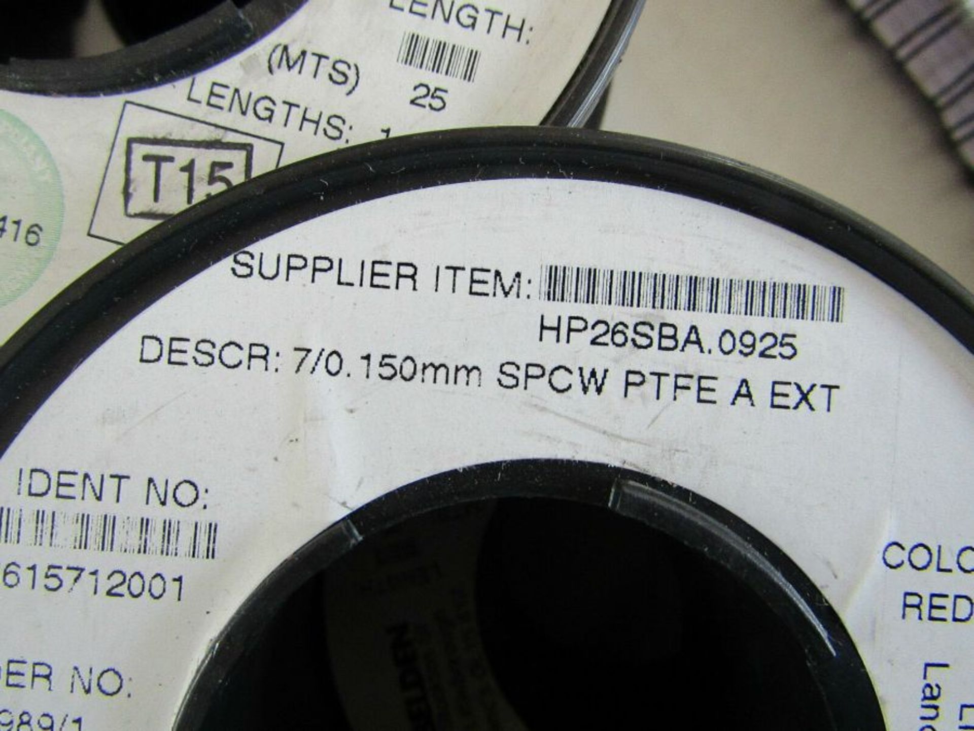 30 Reels Single Core Harsh Environment Wire 25m 0.124 mm² CSA 26AWG 4A 7 Strands 5267416 - Image 2 of 2