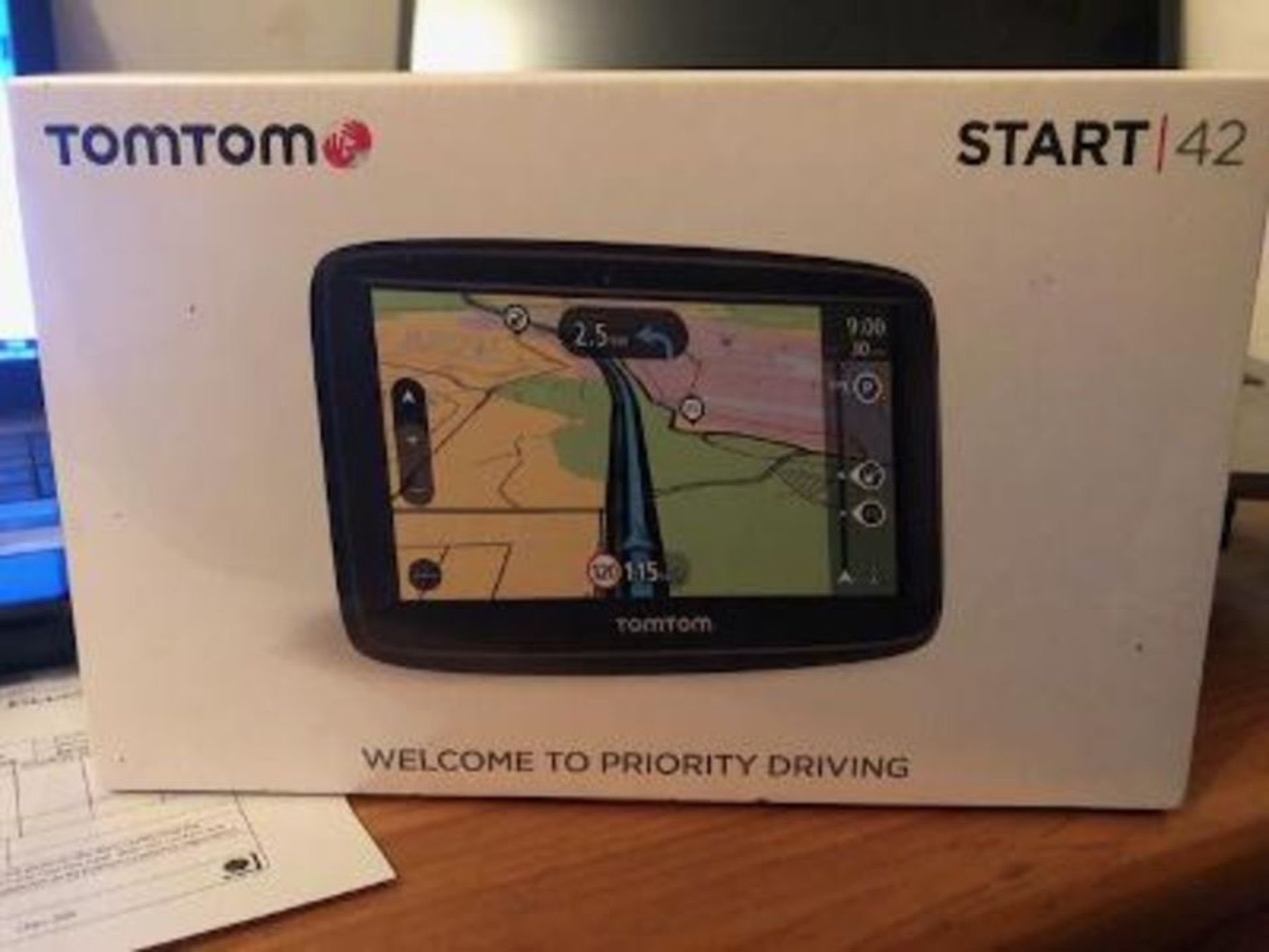 TomTom Car Sat Nav Start 42, 4 Inch with EU Maps, Speed Cam Alert Trial