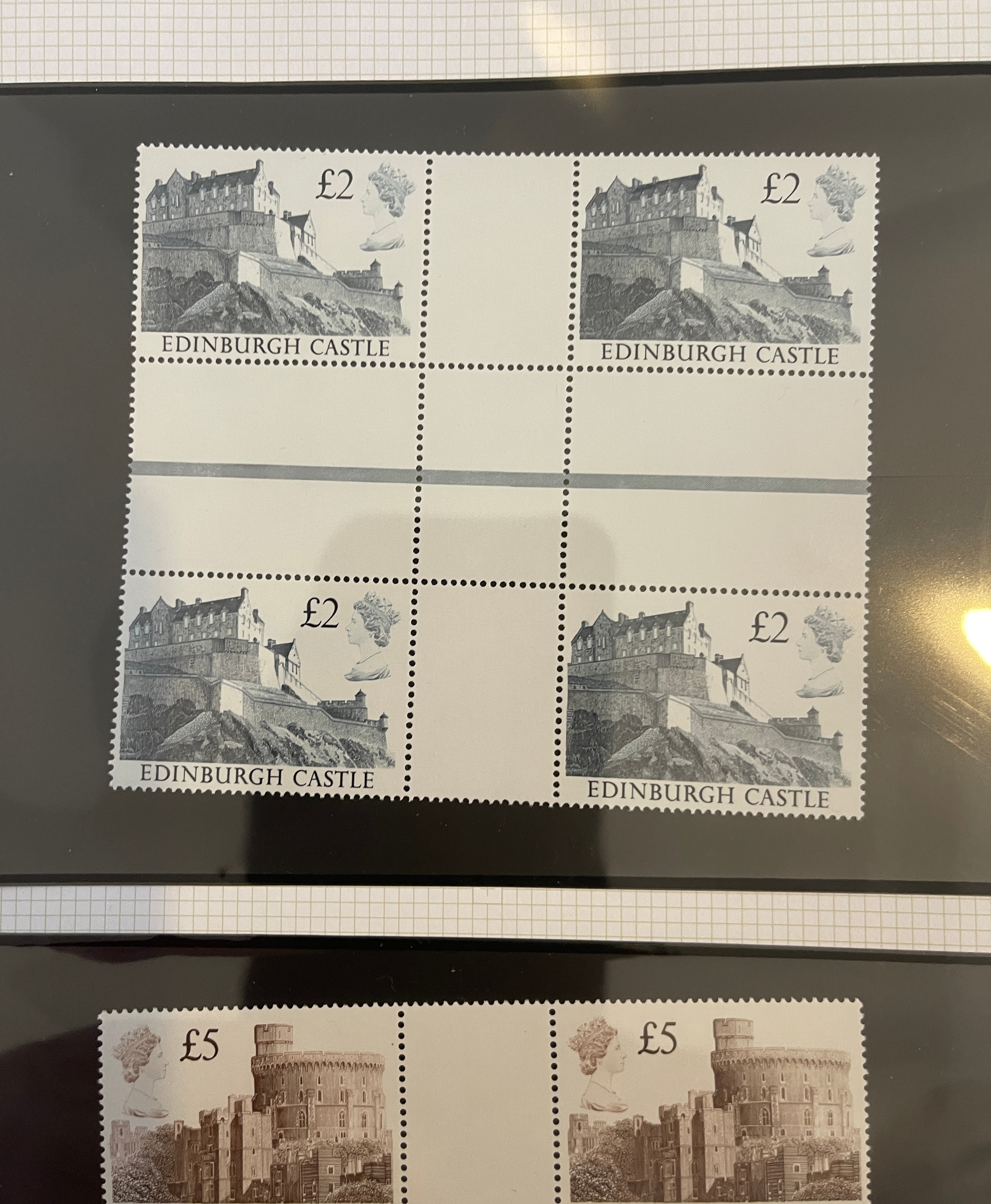 2 x Sheets of High Value United Kingdom Stamps. - Image 5 of 6