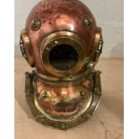 Antique Siebe Gorman 12 bolt Diving Helmet.