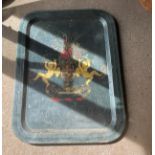 Antique Tin Tray - 30" x 22 3/4".