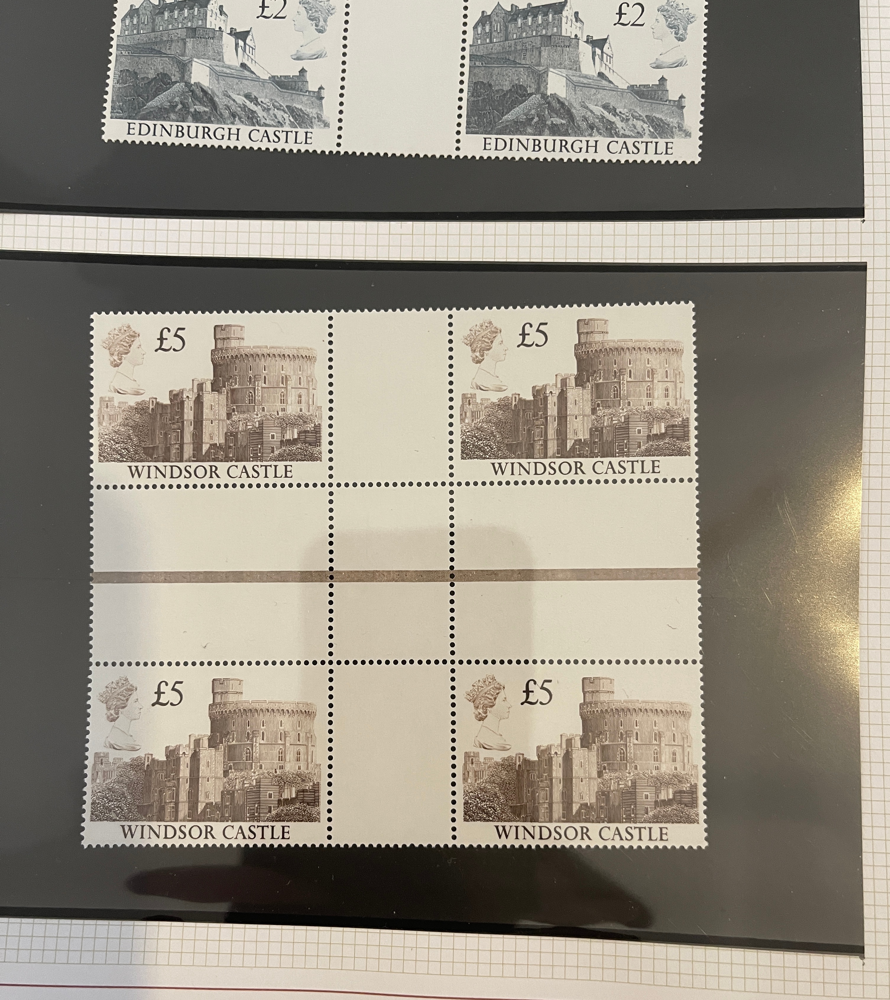 2 x Sheets of High Value United Kingdom Stamps. - Image 6 of 6