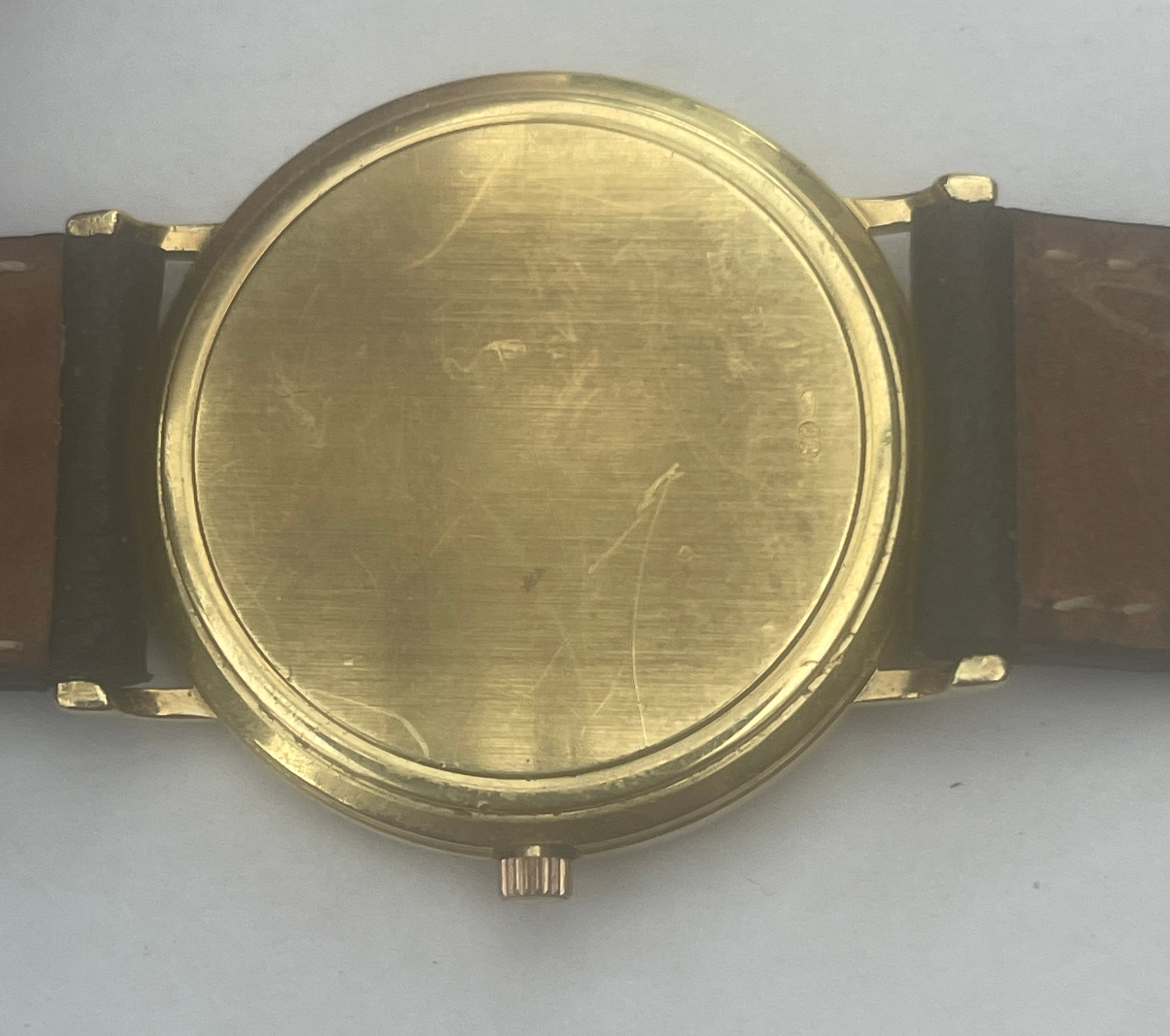 Vintage Boxed 18ct Gold Omega Gents Wristwatch - working order. - Image 6 of 8