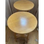 Gavin Robertson Bespoke Furniture Maker Pair of Arts & Crafts Table Low Solid Scottish Oak