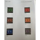 Album Commemorative Issue Stamps 1924-1962 some with errors - imperfections etc.