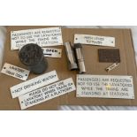 Lot of Various Railway Toilet Badges etc.