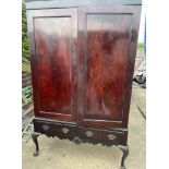 M Butler Dublin stamped Antique Chest of Stand 220cm tall x 130cm wide and 50cm deep.