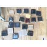 Lot of Approximately 170 WW2 era Glass Lantern Slides of Mine Damage-Air Raid Damage-Training etc.