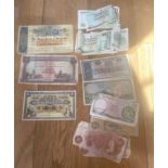 Lot of Vintage Banknotes 2 x £5 and 34 x £1.