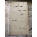 Charles Dickens "Papers of the Pickwick Club" Chapman&Hall London 1837 - first book edition - poor.