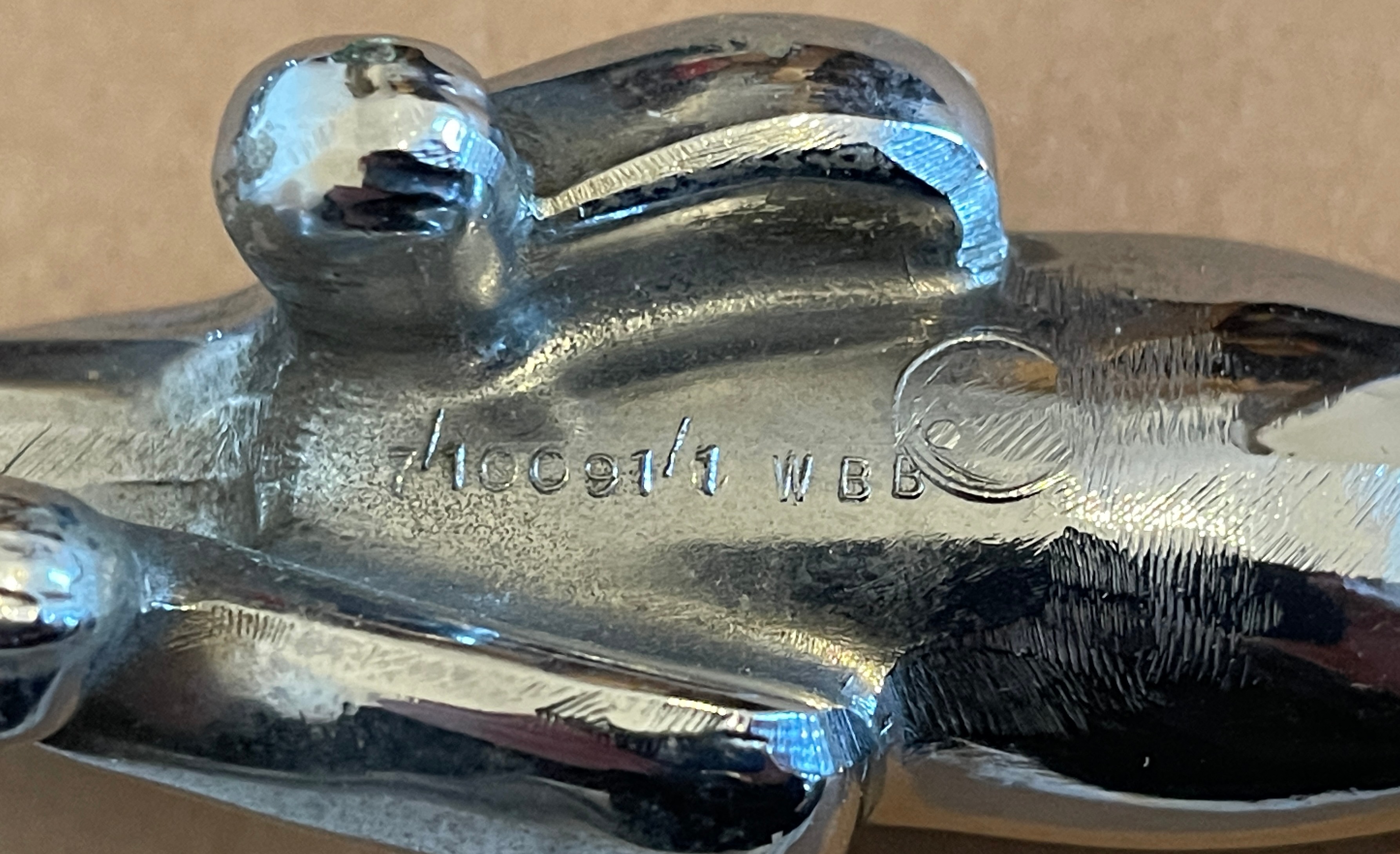 Vintage Jaguar Car Jaguar Mascot - 7 3/4" long. - Image 3 of 3